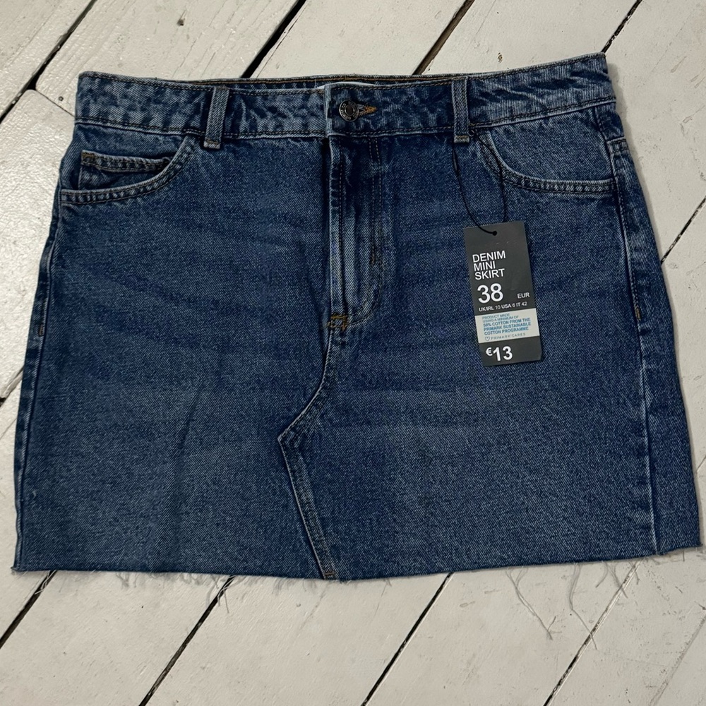 NWT Primark Denim Mini Skirt